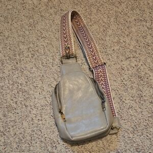 Stylish Gray Crossbody Bag